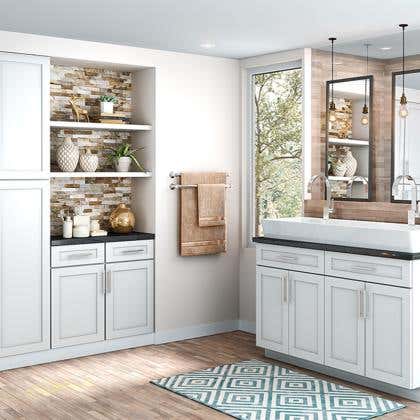 Colorado White Shaker Bath Vanities