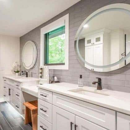 Colorado White Shaker Bath Vanities