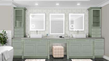 Craftsman Lily Green Shaker Bath Vanities