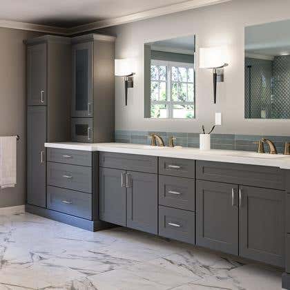 Grey Shaker Elite Bath Vanities