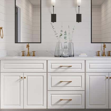 Key Largo White Bath Vanities
