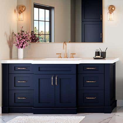Navy Blue Shaker Bath Vanities