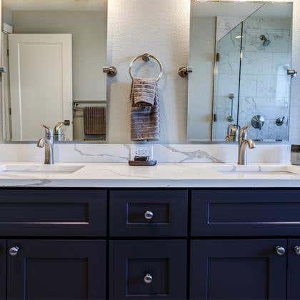 Navy Blue Shaker Bath Vanities