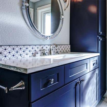 Navy Blue Shaker Bath Vanities