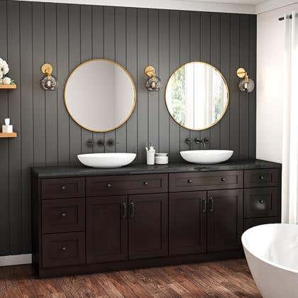 Shaker Espresso Bath Vanities