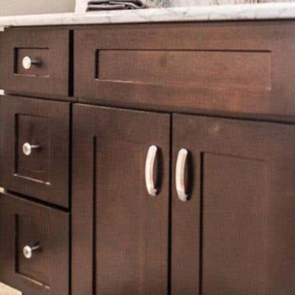 Shaker Espresso Bath Vanities