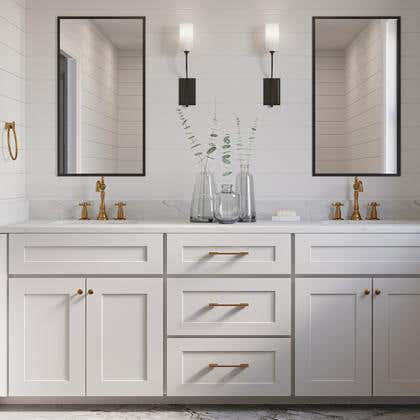 Summit Shaker White Bath Vanities