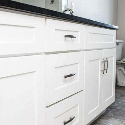 White Shaker Elite Bath Vanities