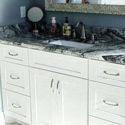 White Shaker Elite Bath Vanities