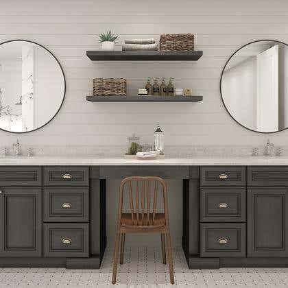 York Driftwood Grey Bath Vanities