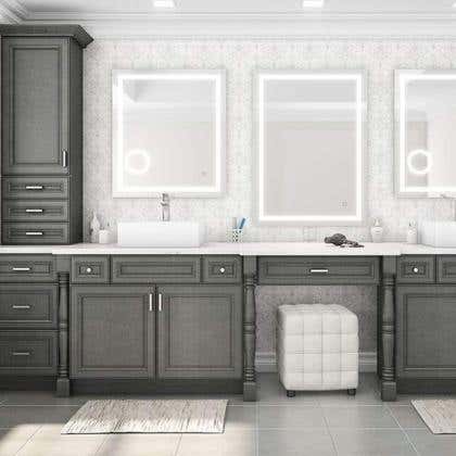 York Driftwood Grey Bath Vanities