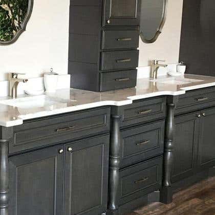 York Driftwood Grey Bath Vanities