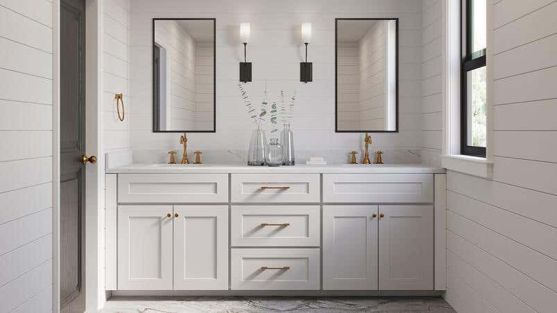 Summit Shaker White Bath Vanities