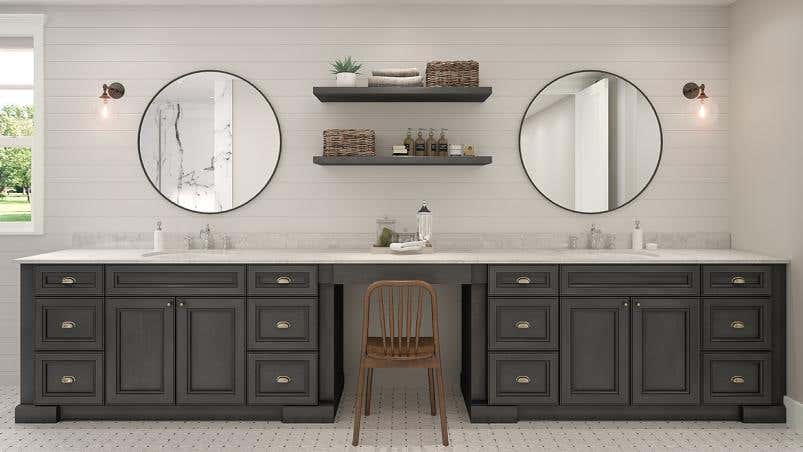 York Driftwood Grey Bath Vanities