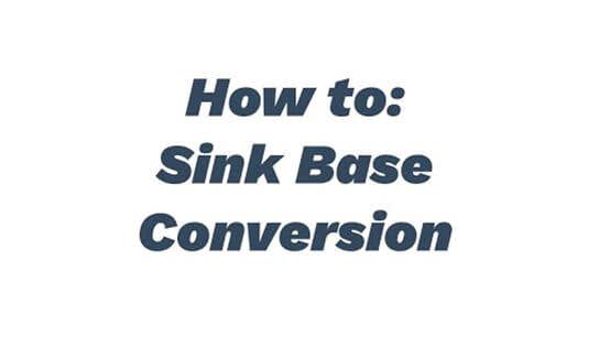 Sink Base Conversion Clips