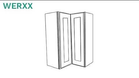 Wall Easy Reach Corner Cabinet