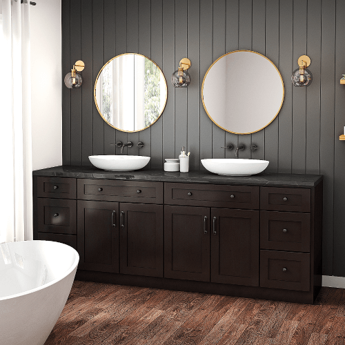 Rta bathroom shop linen cabinets