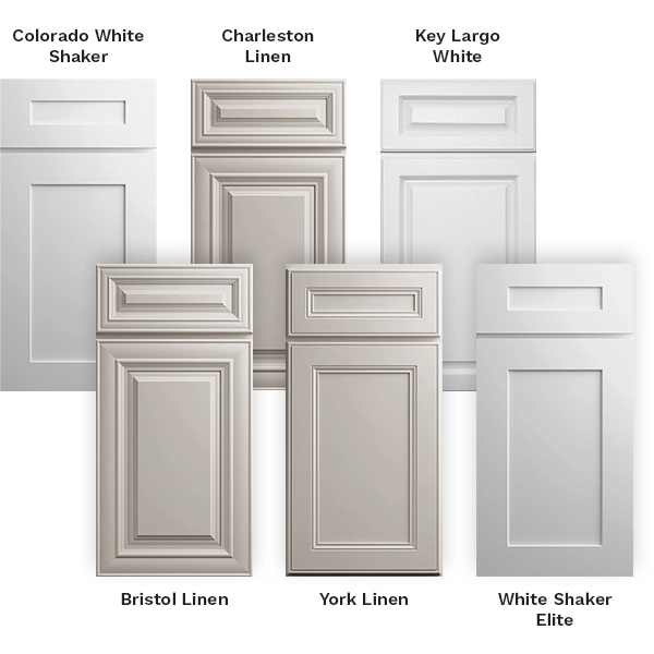 White Cabinets Door Design