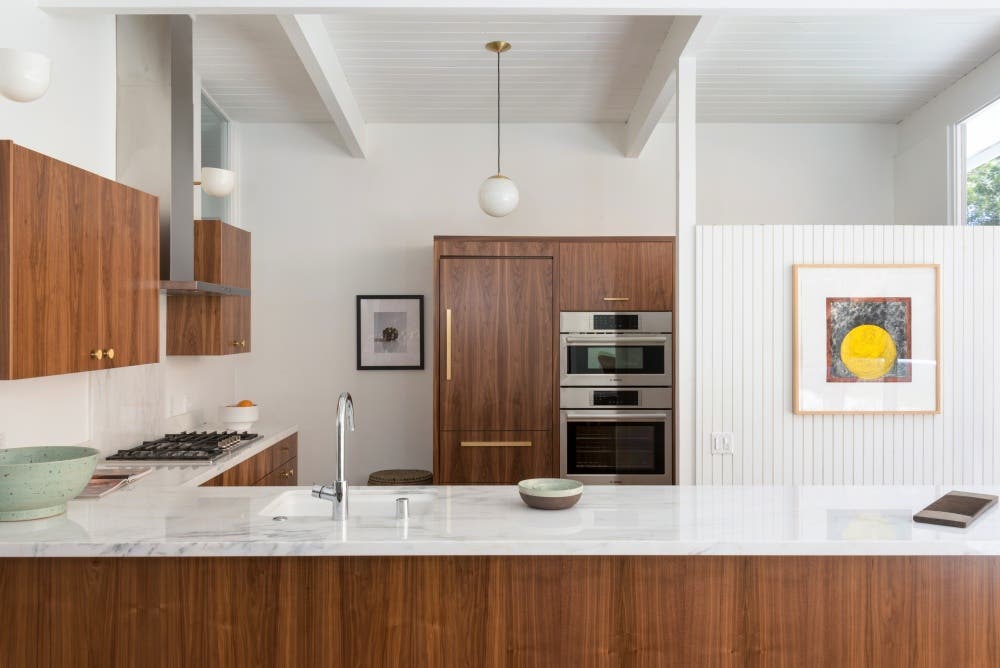 midcentury modern kitchen design