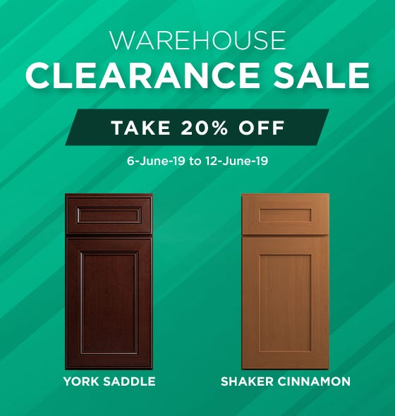 Warehouse Clearance SALE Take 20% Off