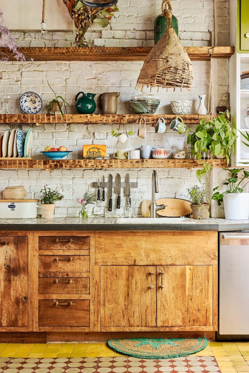 Boho discount kitchen decor