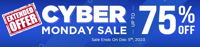 Cyber Monday Sale Extended