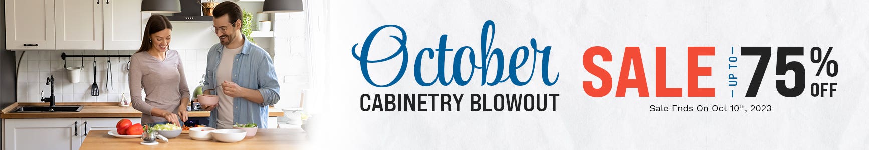 October Cabinetry Blowout Sale