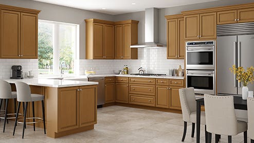 Madison Toffee Kitchen Cabinets