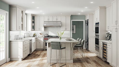 York Linen Kitchen Cabinets