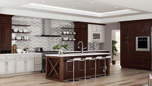 York Saddle Kitchen Cabinets