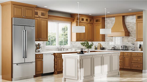 Charleston Toffee Kitchen Cabinets