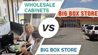 Wholesale Cabinets Vs Big Box Store