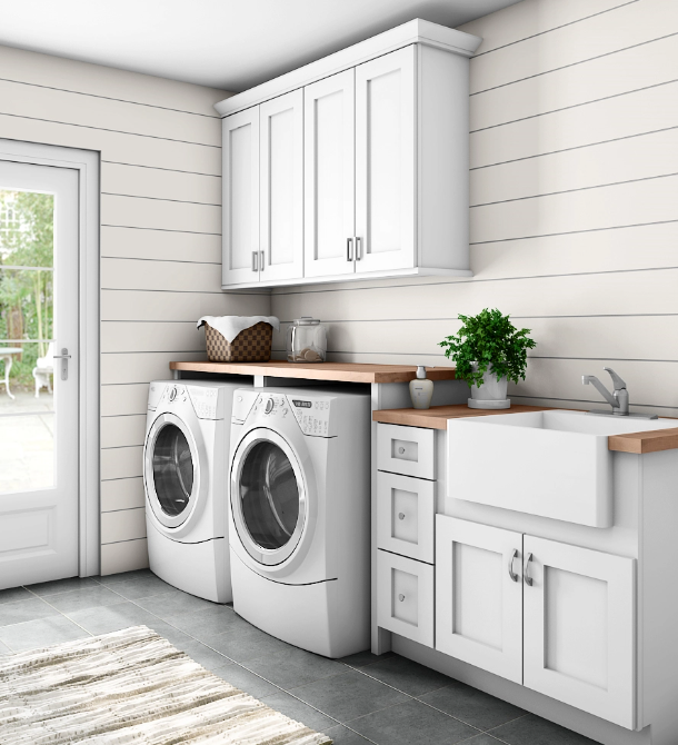 Wide Range of RTA Laundry Cabinets