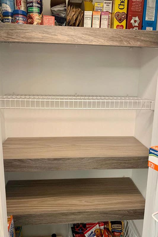 Walk In Pantry with Cover Shelves