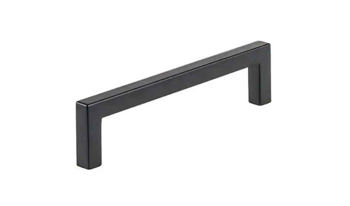 Black Hardware for the cabinets, black handle 