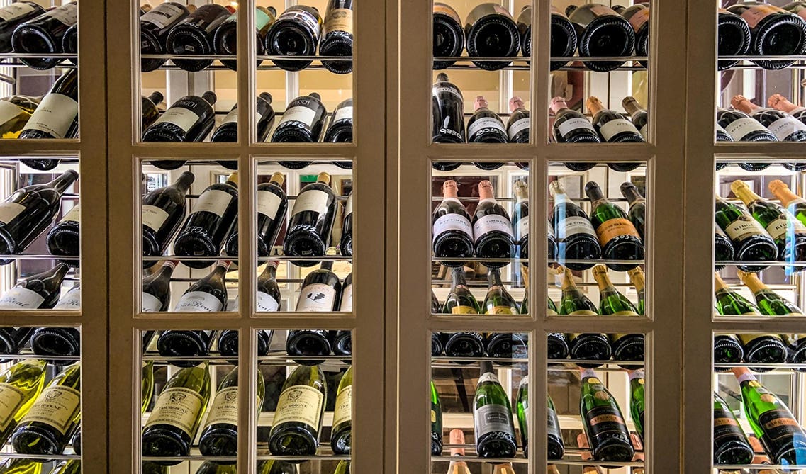 Basement with wine cellar