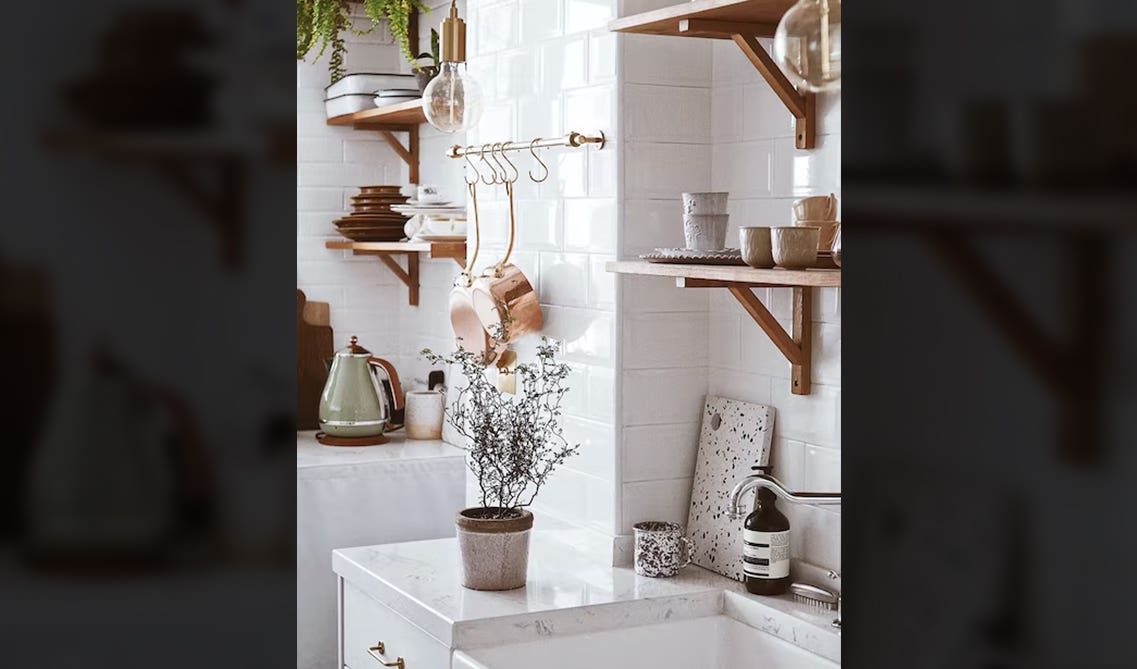 8 Stylish Floating Kitchen Shelf Design Ideas for Storage