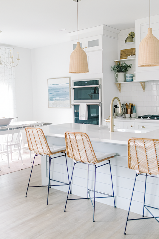 Bright white kitchen