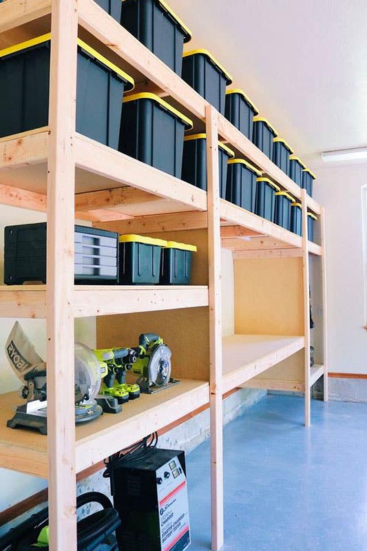 Built-In Shelving Storage