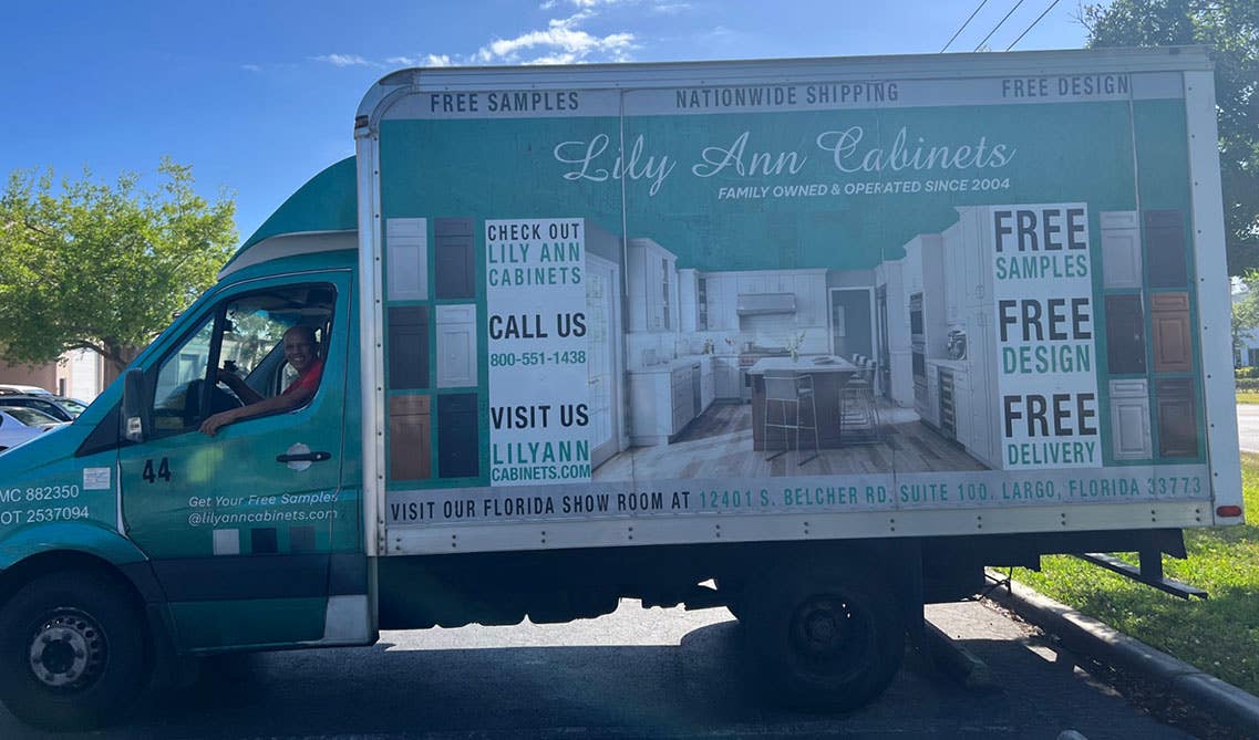 Lily Ann Cabinets Delivery Van 