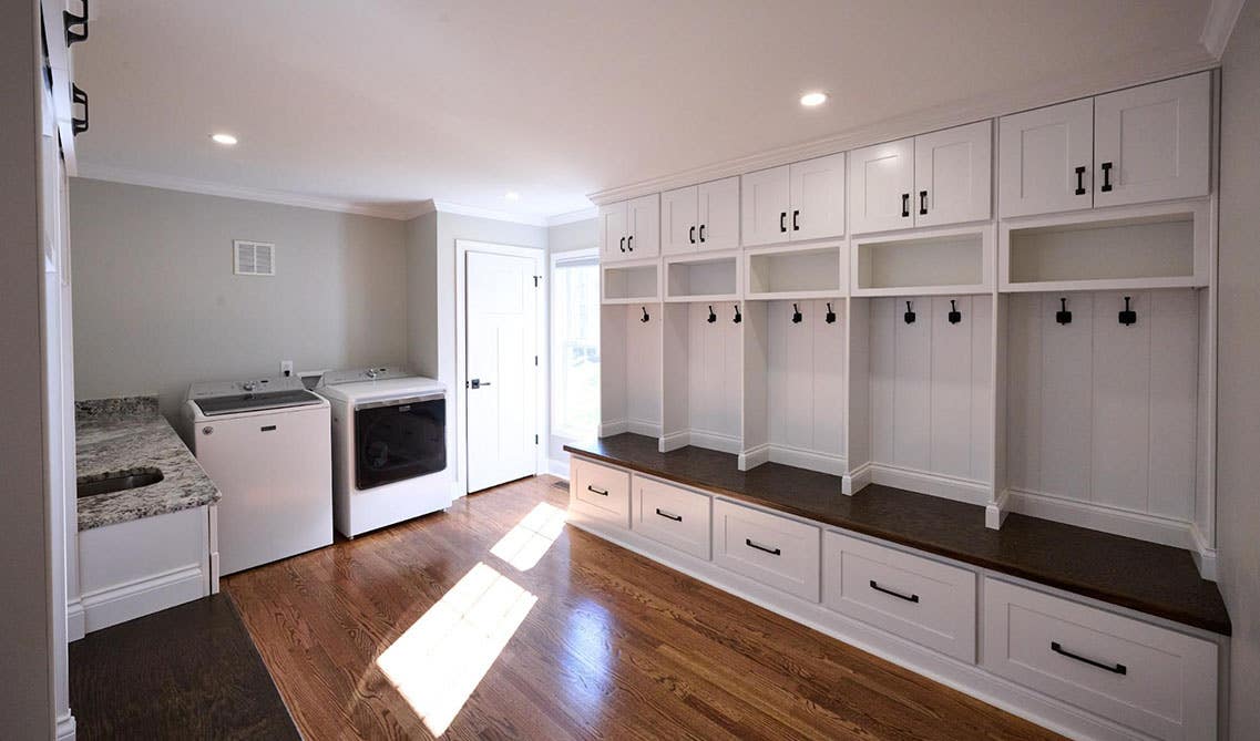 Laundry Room with mudroom space