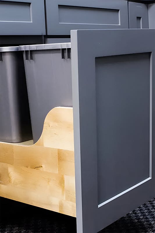 Concealed Trash Can