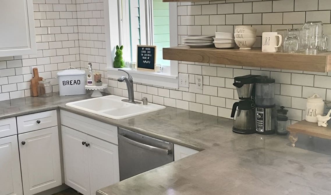 Concrete Kitchen Countertop 