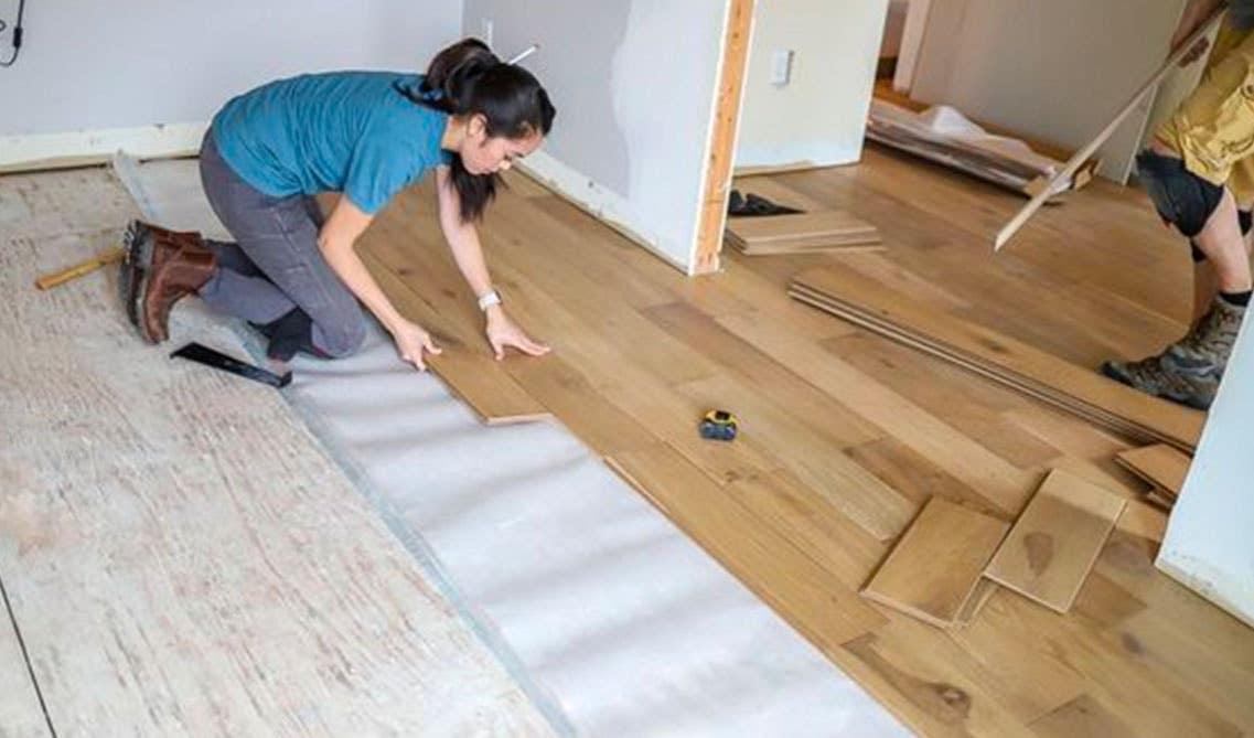 Floating kitchen floors