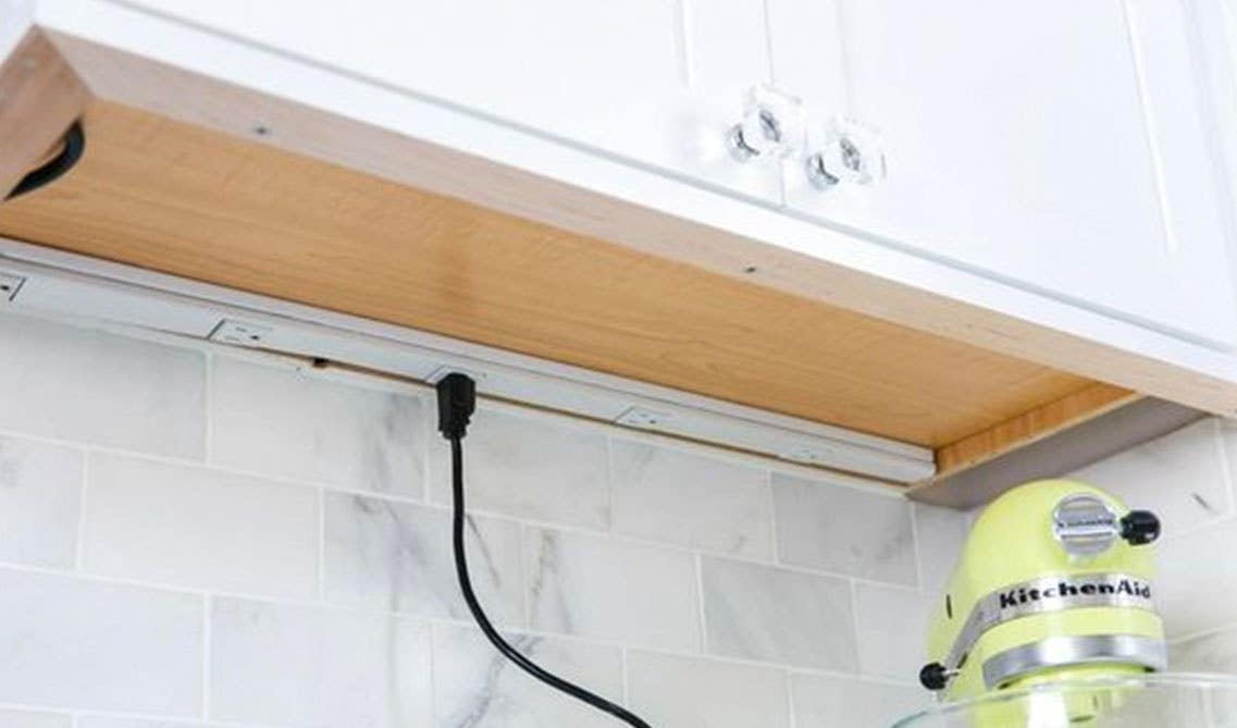 Kitchen hidden outlets