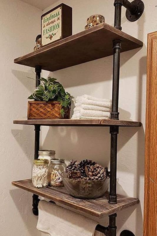 Industrial Pipe Shelving 