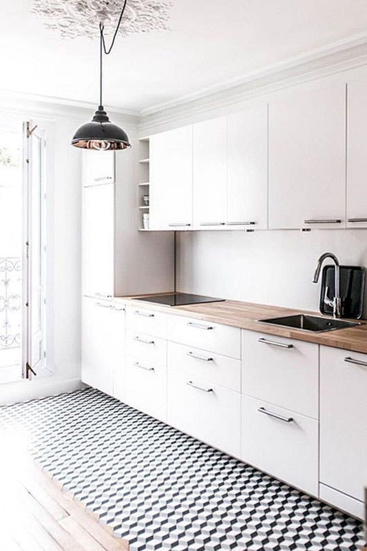 White modern cabinets