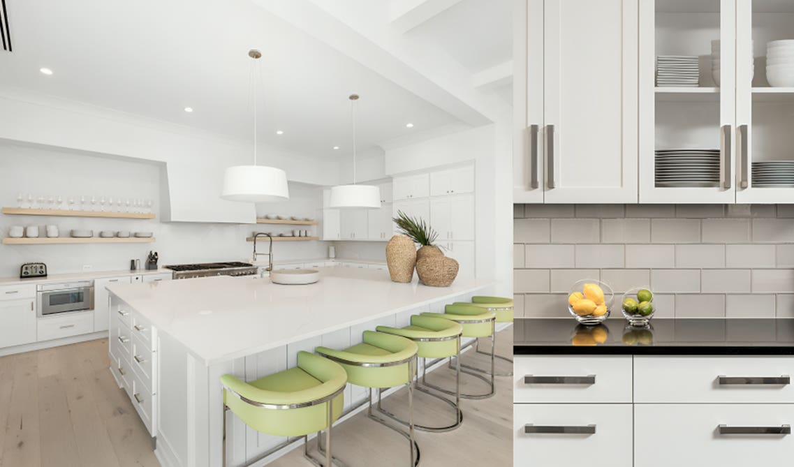 Laminate vs wood Cabinets