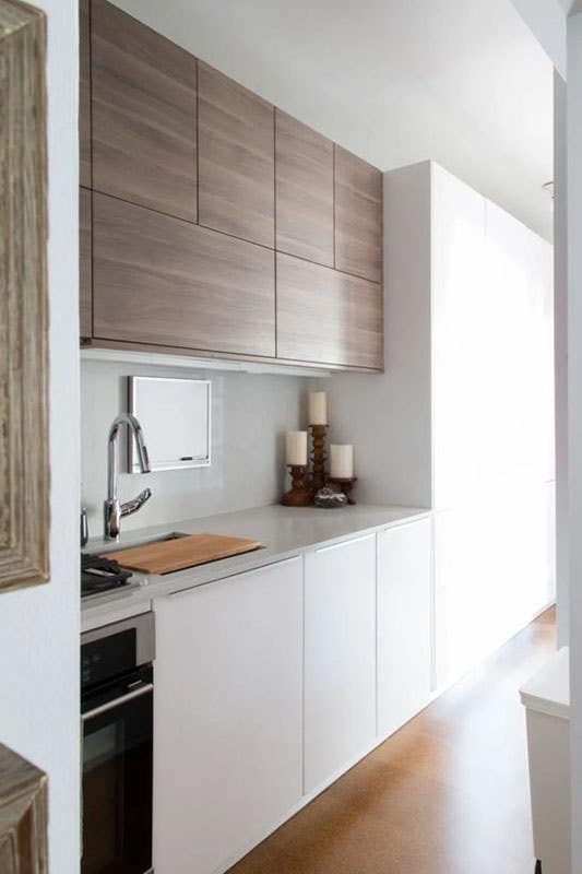 Minimalist galley kitchen