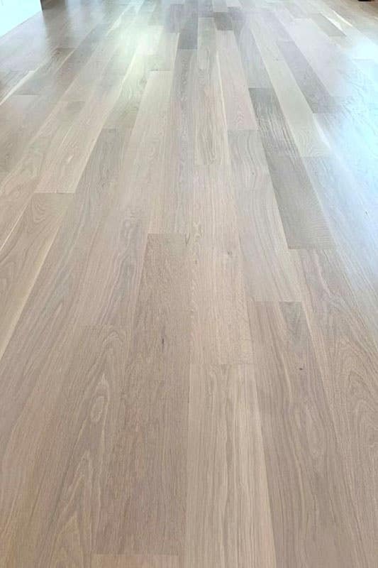 Natural wood flooring